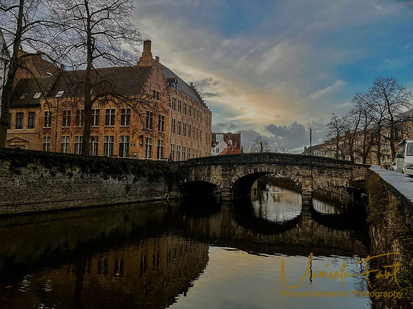 Bruges Sunset Picture Moments Photography | Marisela Fant | Wall Art and Prints