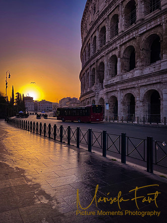 Rome Sunrise Picture Moments Photography | Marisela Fant | Wall Art and Prints