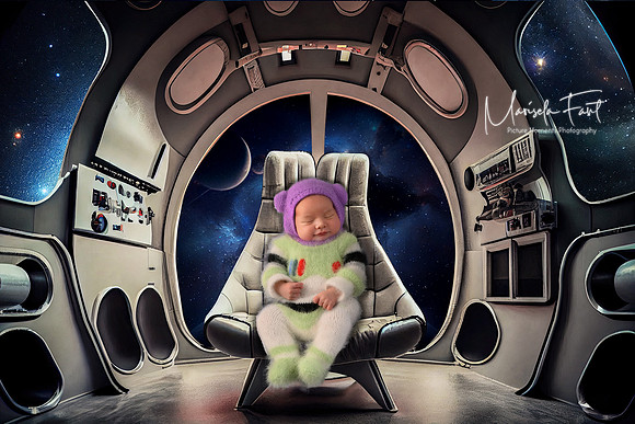 Buzz Spaceship. Picture Moments Photography | Marisela Fant | Digital Compositions