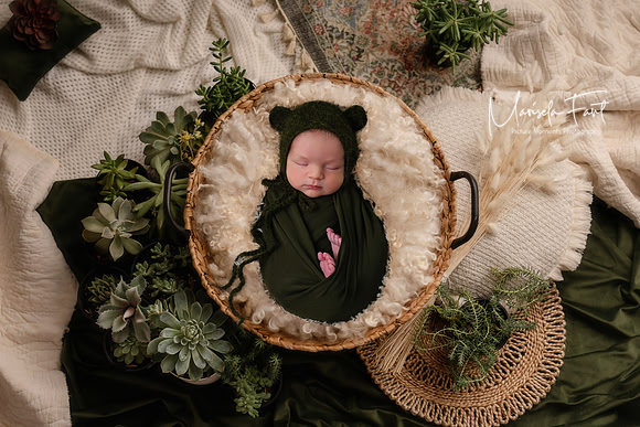 Boho Green Newborn