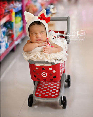 Picture Moments Photography | Marisela Fant | Digital Compositions Target Newborn setup