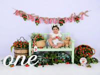1st Bday Strawberry theme