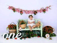 1st Bday Strawberry theme